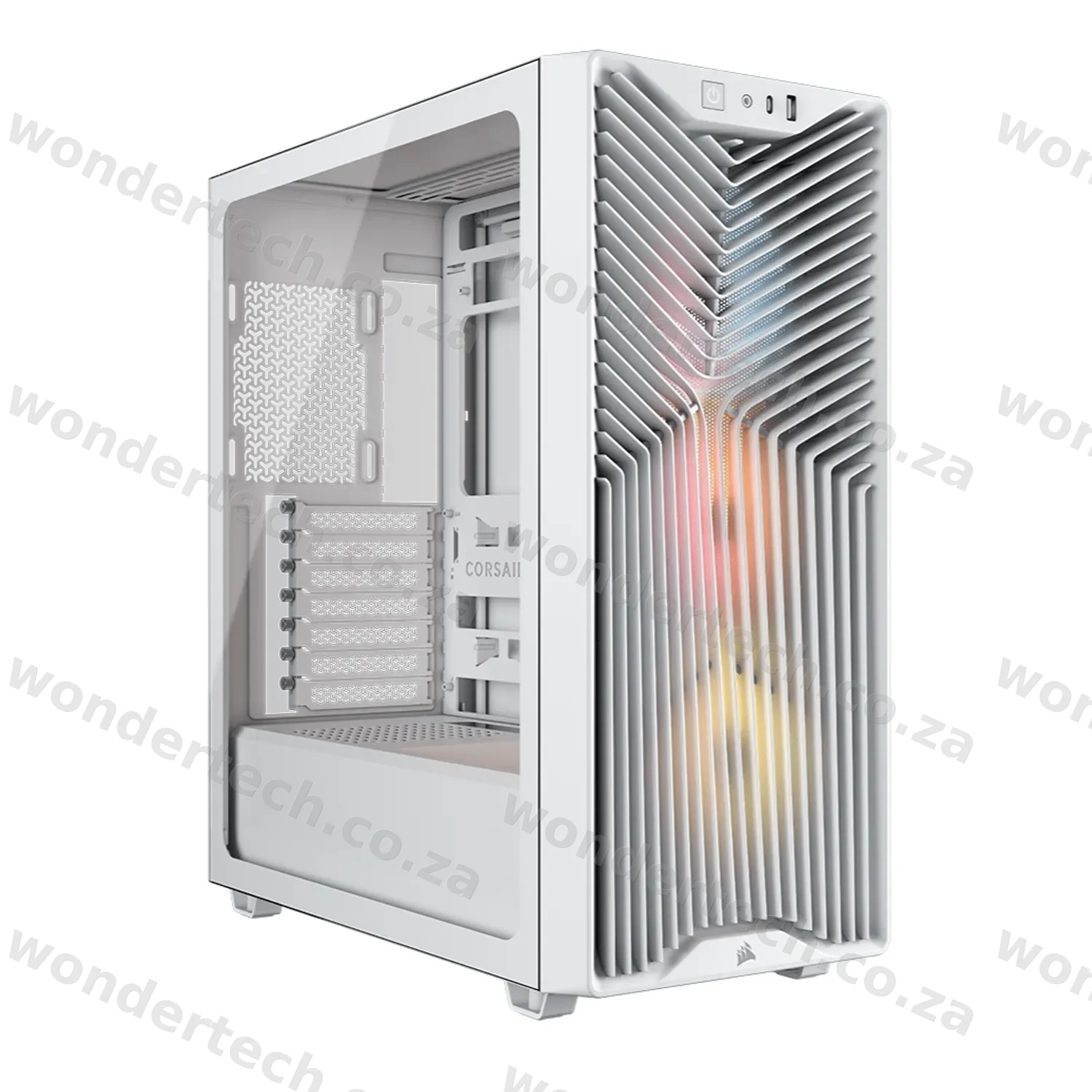 CORSAIR 3200D RS ARGB Mid-Tower PC Case, White