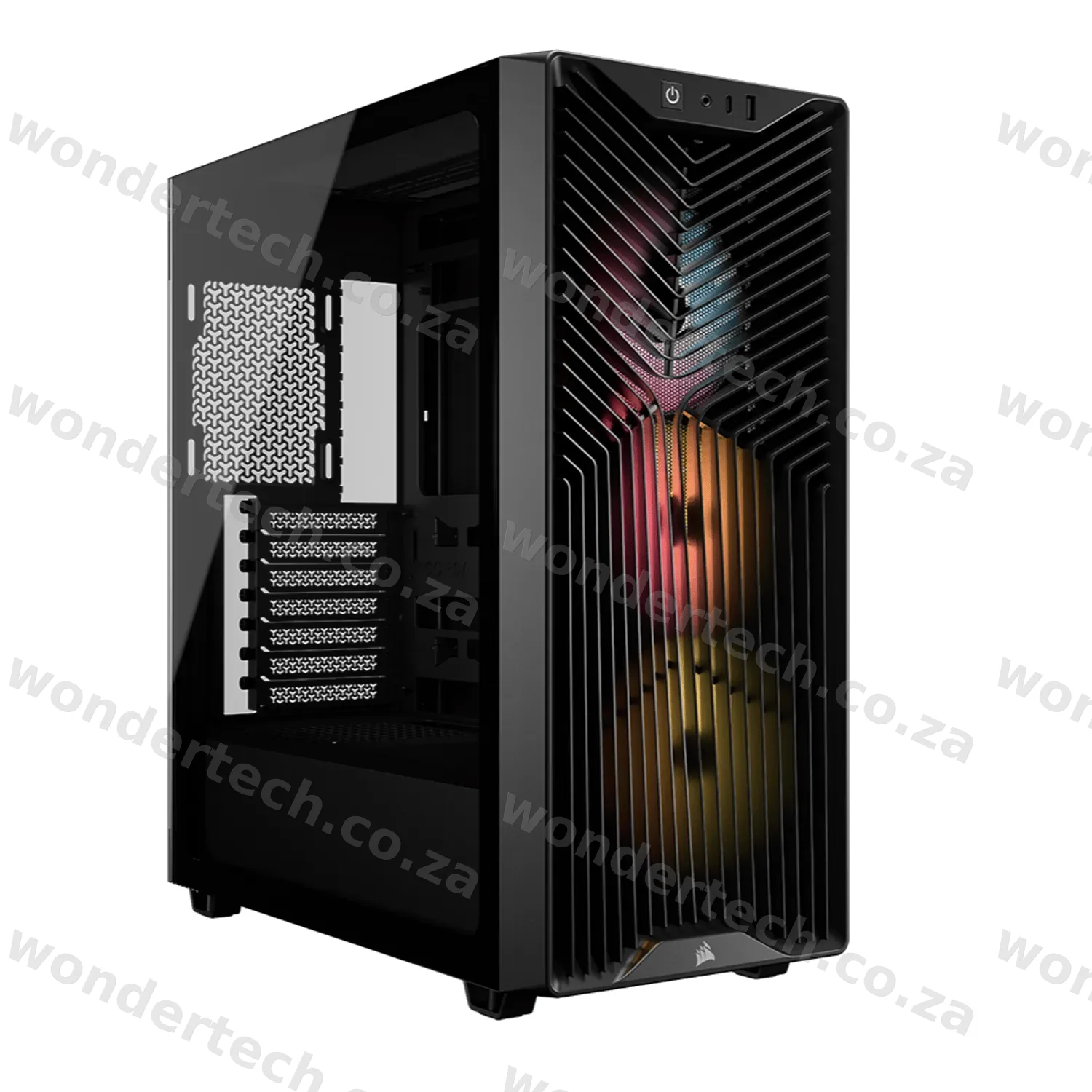 CORSAIR 3200D RS ARGB Mid-Tower PC Case, Black
