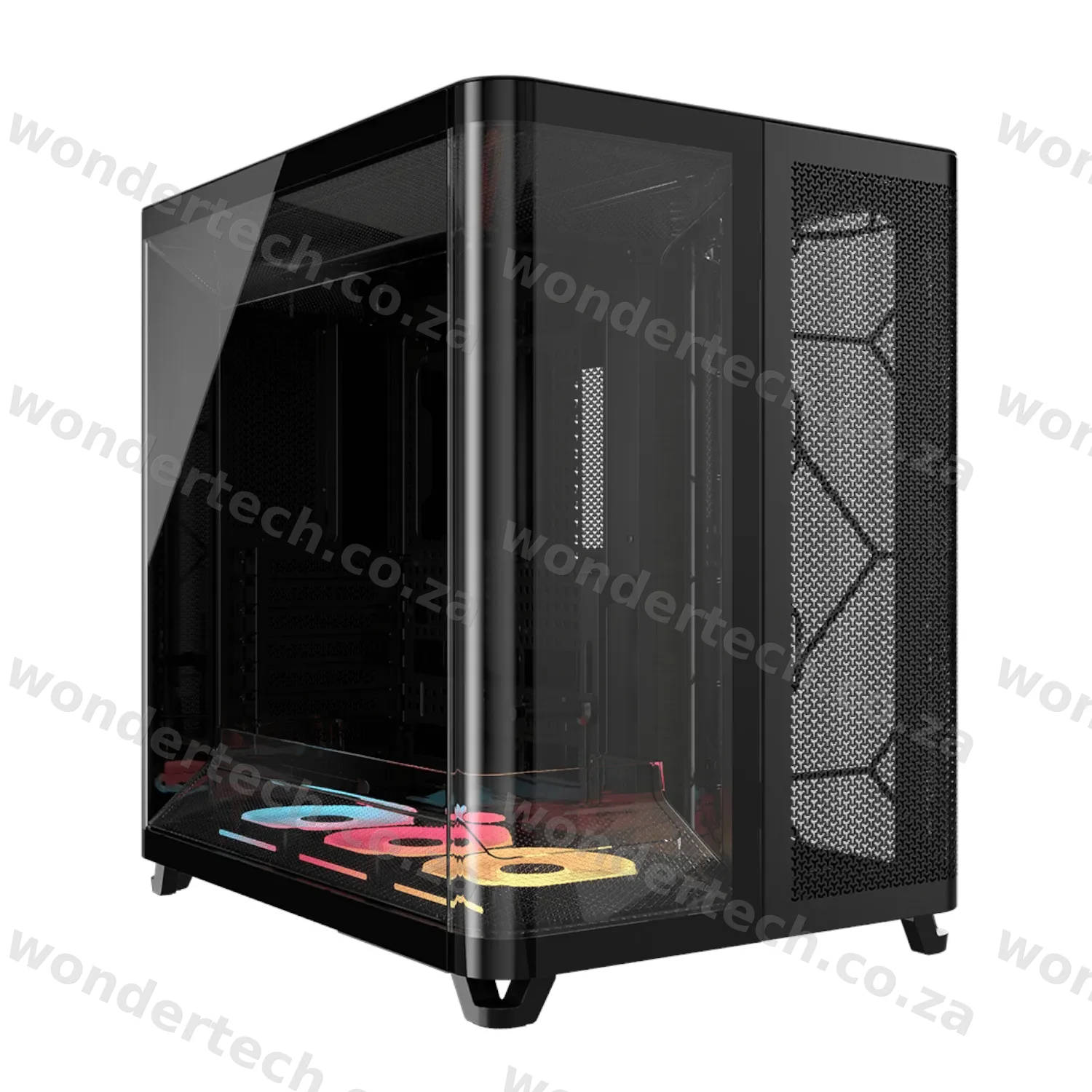 Corsair AIR 5400 LX-R E-ATX | ATX | MATX | ITX Triple Chamber Mid Tower iCUE Link ARGB Gaming Chassis - Black