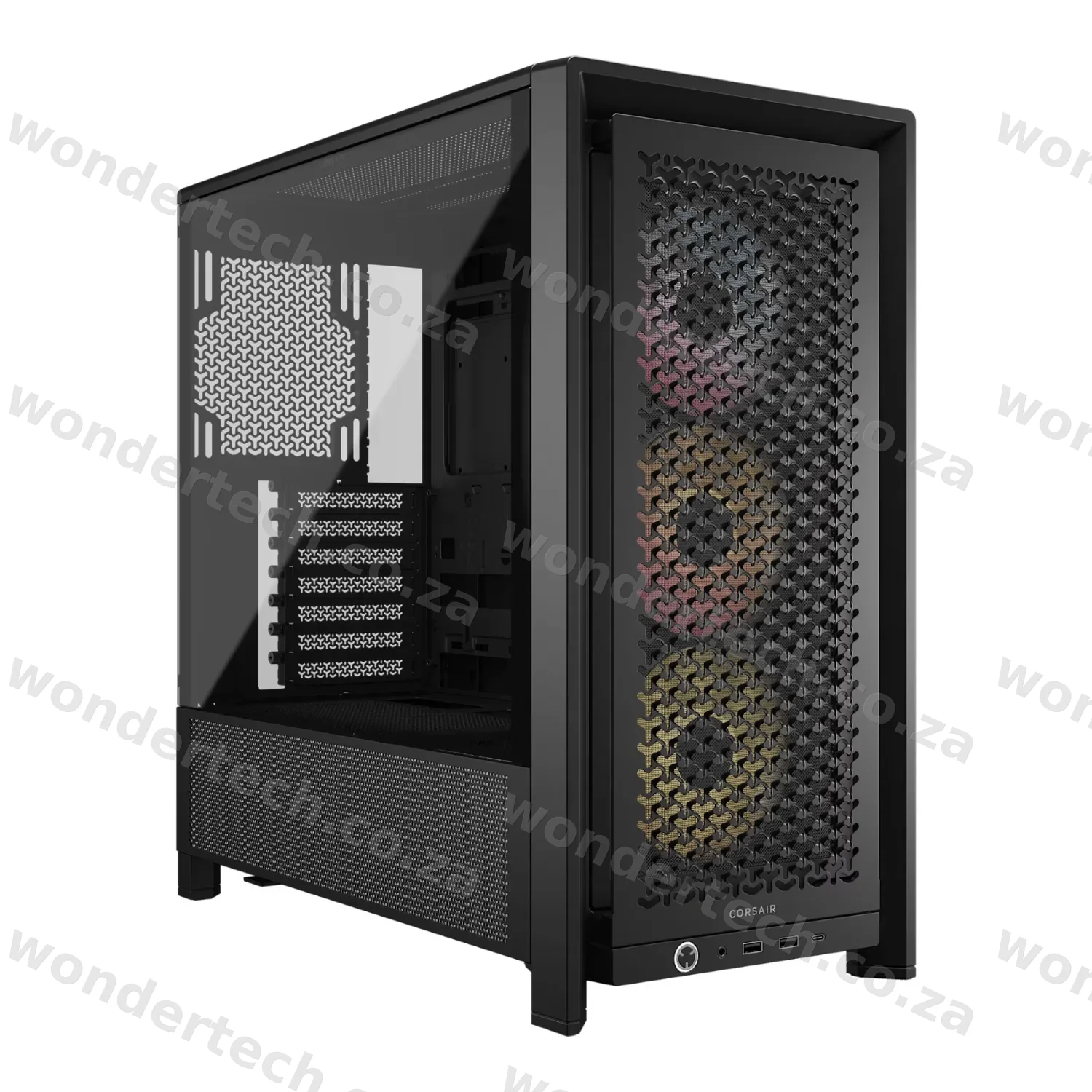 Corsair FRAME 4000D RS E-ATX | ATX | MATX | ITX ARGB Mid Tower Gaming Chassis - Black