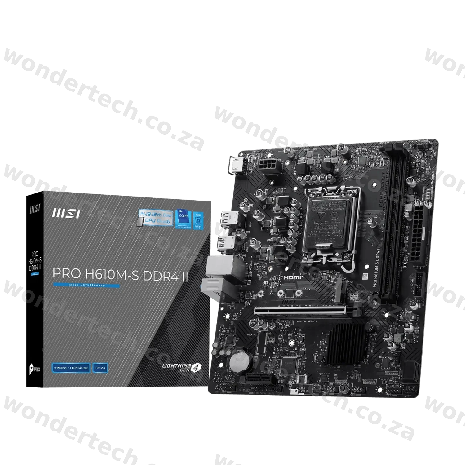 MSI H610M-S II PRO Intel LGA1700 M-ATX Motherboard