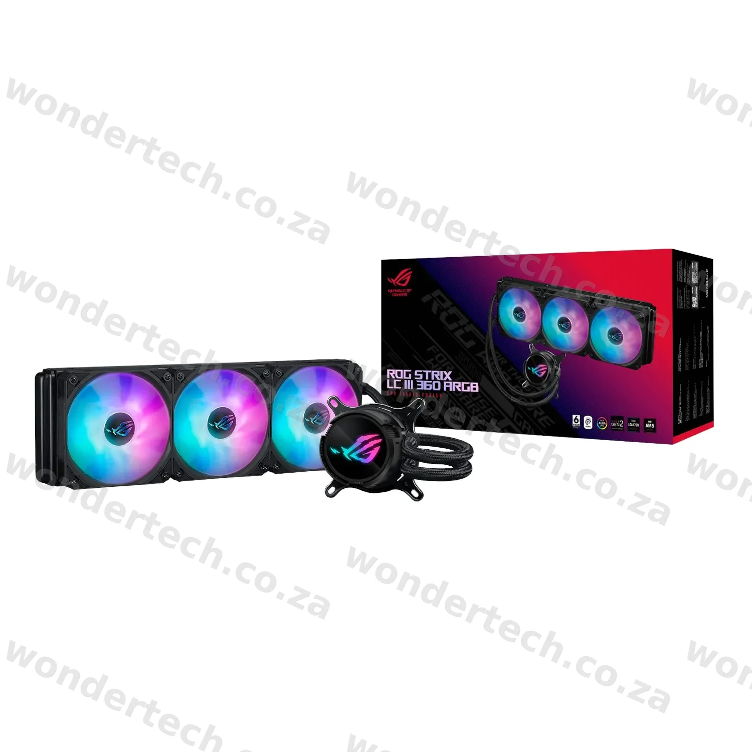 ASUS ROG STRIX III 360MM ARGB AIO Liquid CPU Cooler