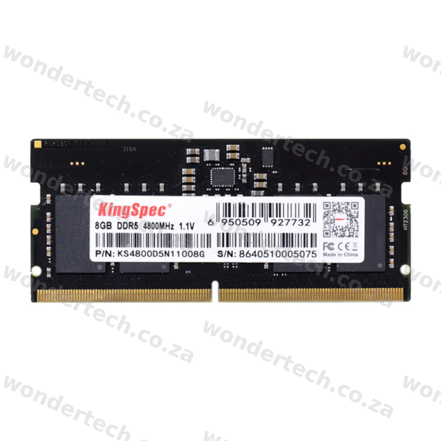 Kingspec 8GB 4800MHz DDR5 SODIMM Notebook Memory