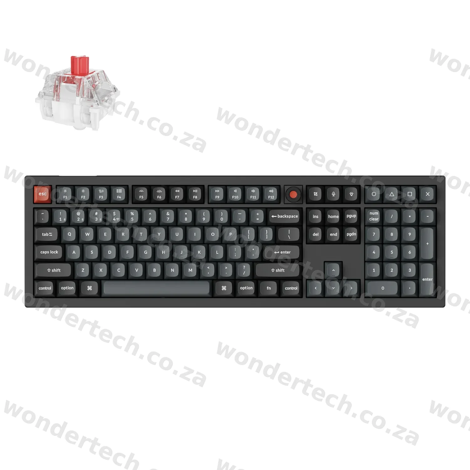 Keychron V6 Ultra 100% 8K Red Switch Hot-Swappable Gateron Jupiter RGB Wireless Keyboard