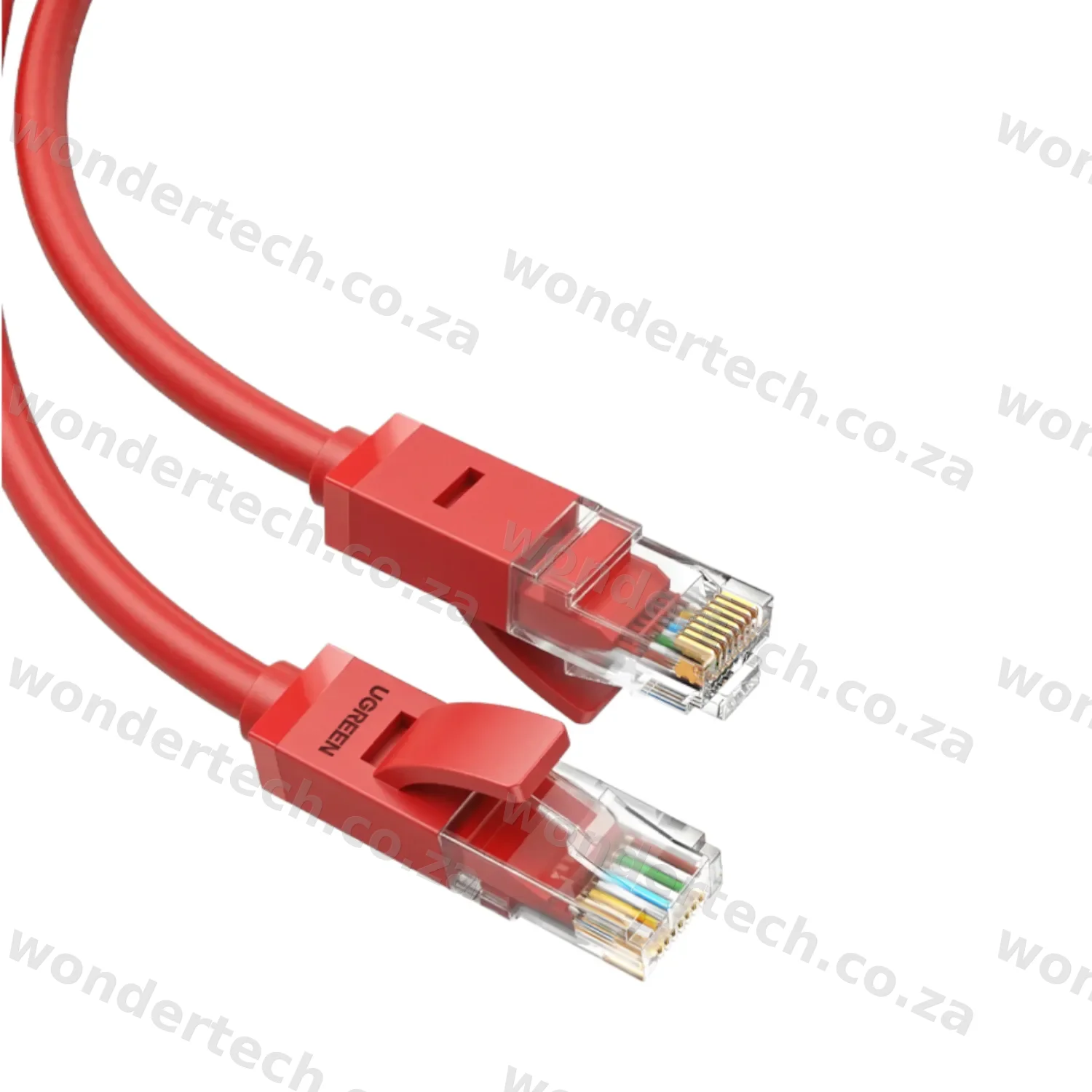 UGREEN RJ45 CAT6 Ethernet 0.5m LAN Network Cable -Red (1Gbps, 250MHz)