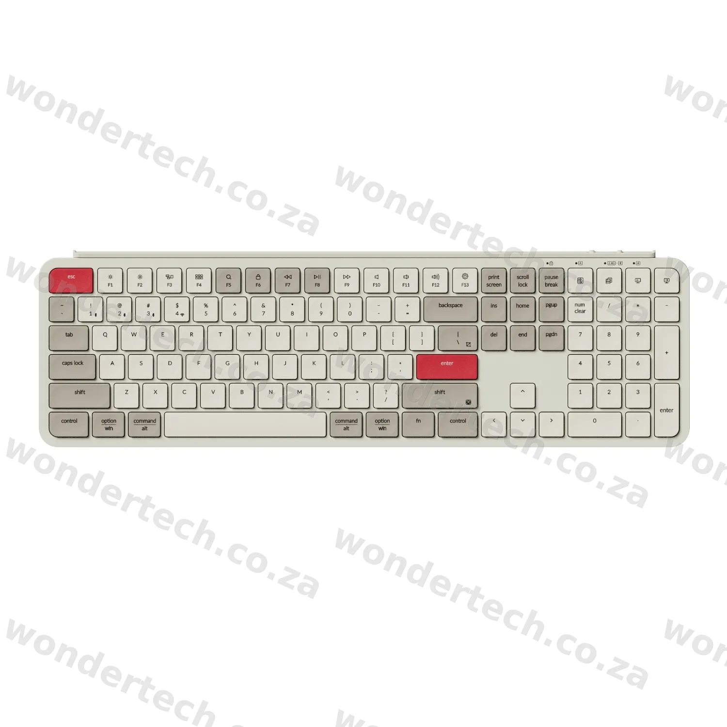 Keychron B6 Pro Ultra-Slim 100% Wireless Keyboard – Retro Red