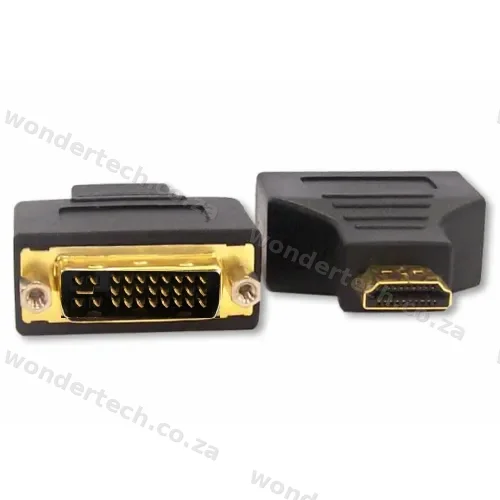 DVI (24+5) MALE TO HDMI MALE ADAPTER