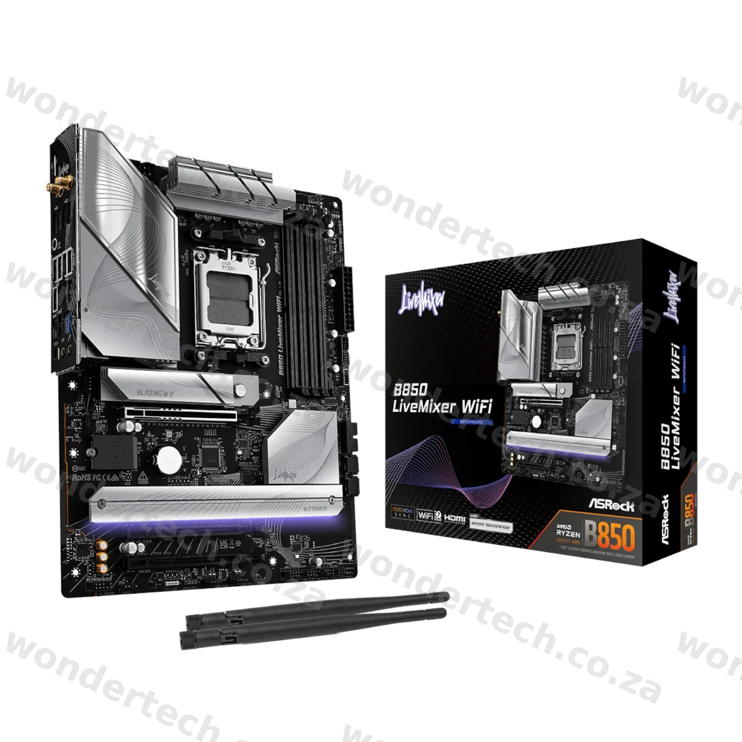 ASRock B850 LiveMixer WiFi AM5 ATX Gaming Motherboard