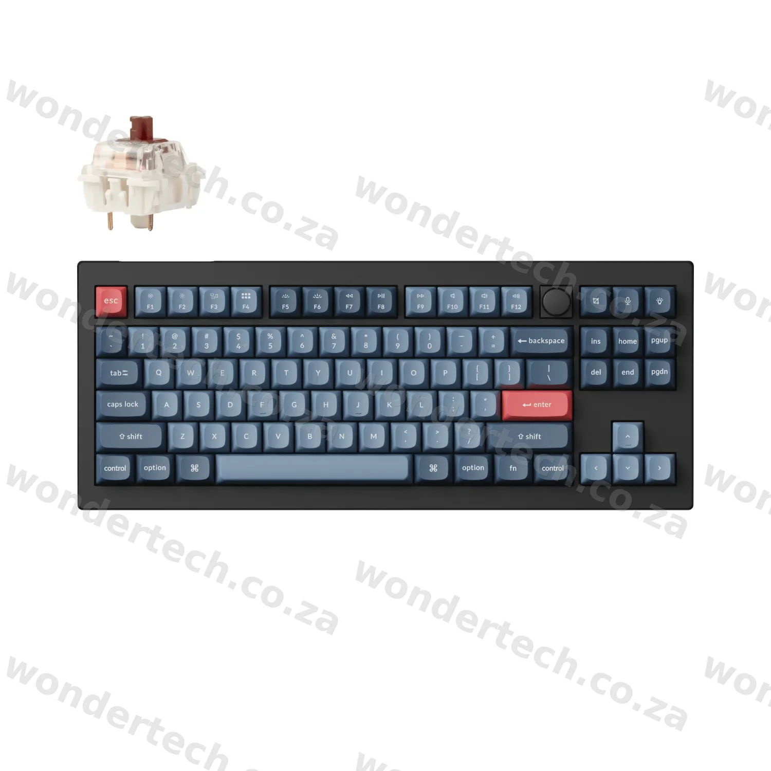 Keychron V3 Max QMK/VIA 80% 1K Brown Switch Hot-Swap Gateron Jupiter RGB Wireless Custom Mechanical Keyboard