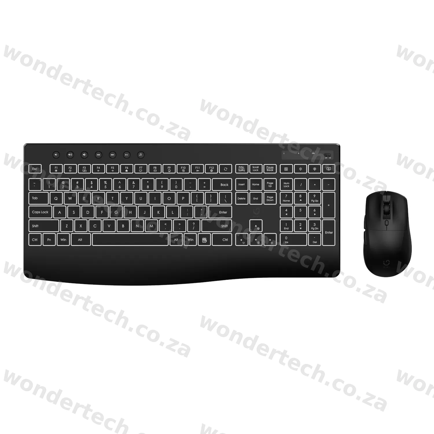 WINX DO Business Backlit Wireless Keyboard and Mouse Combo